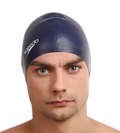 Speedo Unisex Silicone Swim Cap For Men and Women