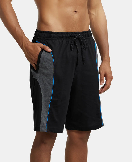 Jockey Mens Cotton Regular Fit Shorts With Side Pockets