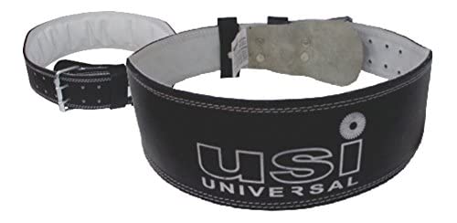 USI Weight Lifting Belt Padded Leather