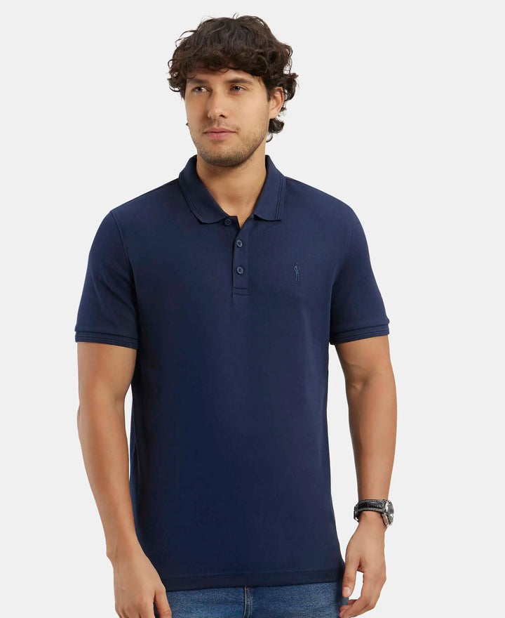 Jockey Polo  T-shirt Cotton Rich Solid Half Sleeve