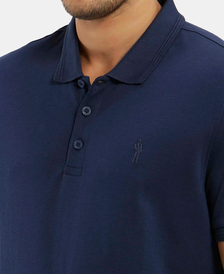 Jockey Polo  T-shirt Cotton Rich Solid Half Sleeve