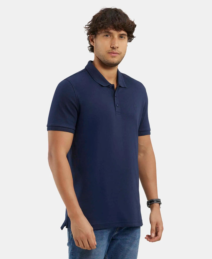 Jockey Polo  T-shirt Cotton Rich Solid Half Sleeve